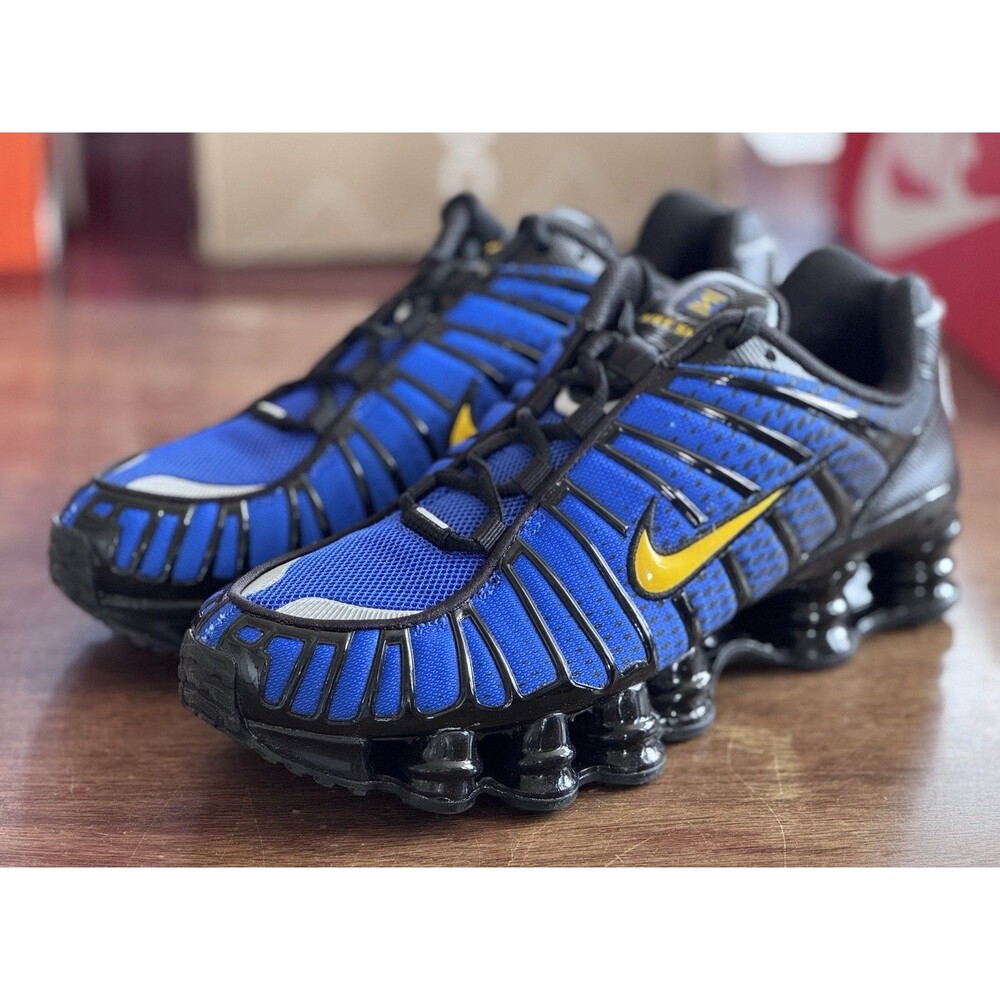 Men’s Size 10 Nike Shox TL Black Varsity Maize IB7670-001 NIB